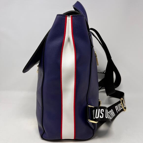 Bioworld My Hero Academia UA High School Blue Faux Leather Backpack Bag Anime - Picture 4 of 16